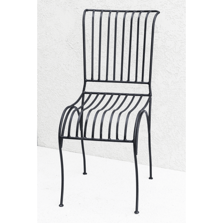 כיסא ברזל פסים - עיצוב בסגנון מרוקאי