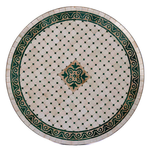 שולחן פסיפס קוטר 120 - עיצוב בסגנון מרוקאי