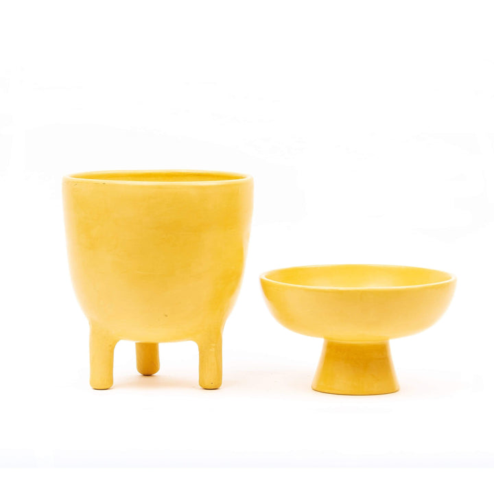 כלי טדלקט בצבע צהוב - עיצוב בסגנון מרוקאי
