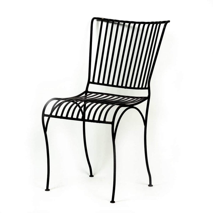כיסא ברזל פסים - עיצוב בסגנון מרוקאי