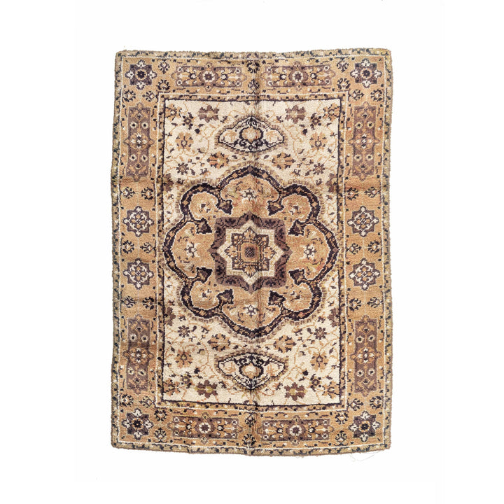 שטיח מרוקאי וינטג׳ -פרח - עיצוב בסגנון מרוקאי