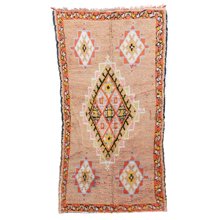 שטיח מרוקאי וניטג׳ - פלור דה אורנג׳ - עיצוב בסגנון מרוקאי